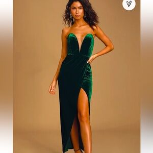 Lulus velvet dress, size M